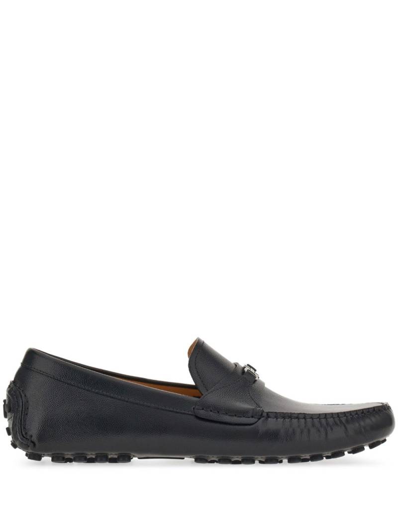 Ferragamo Gancini-buckle leather loafers - Brown von Ferragamo