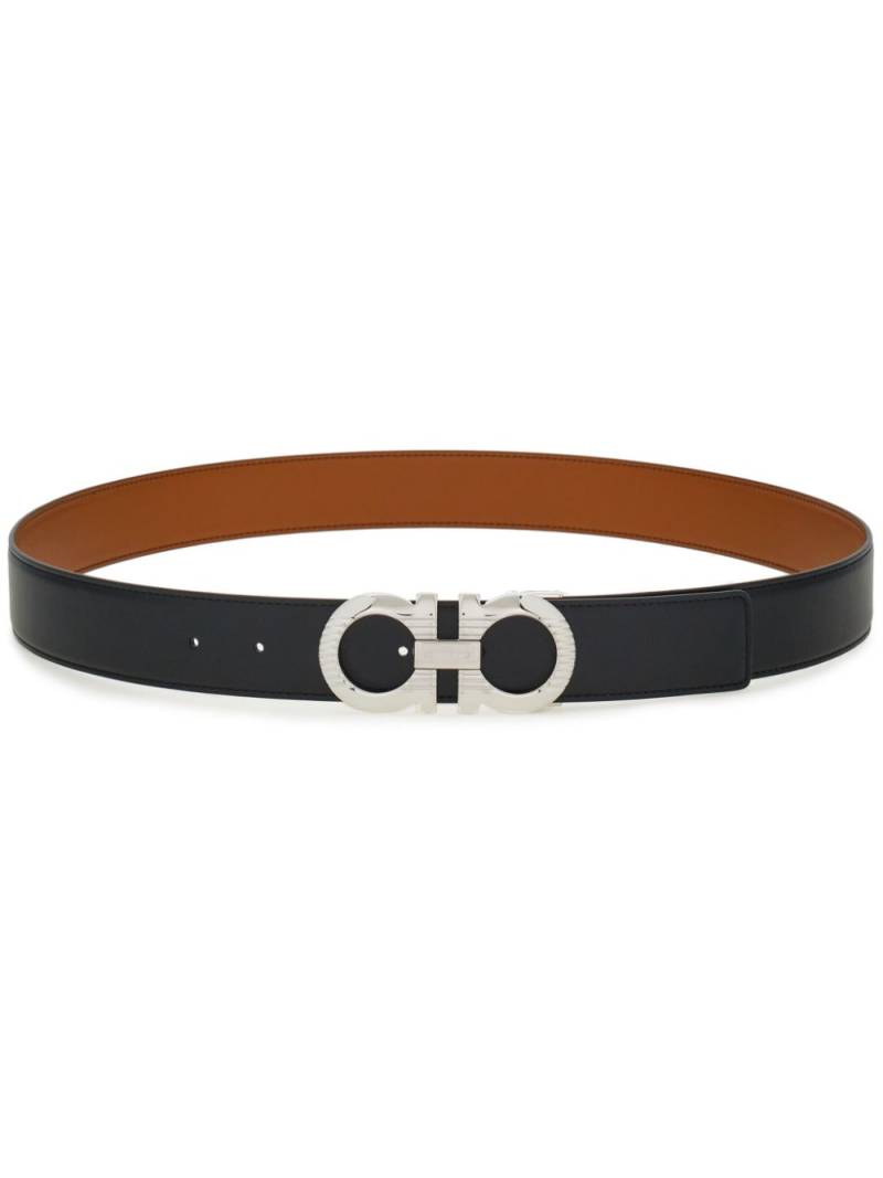 Ferragamo Gancini-buckle reversible belt - Neutrals von Ferragamo