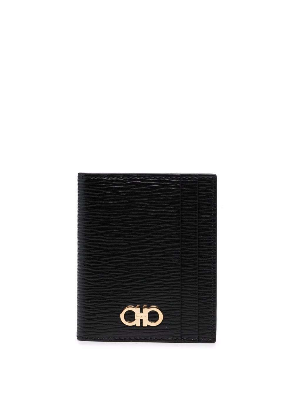 Ferragamo Gancini cardholder - Black von Ferragamo