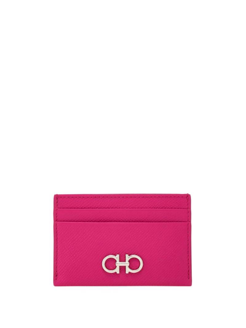 Ferragamo Gancini cardholder - Pink von Ferragamo