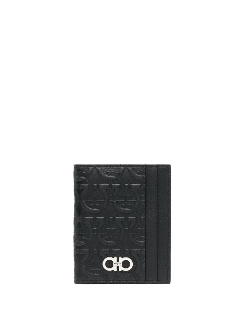 Ferragamo Gancini credit-card holder - Black von Ferragamo