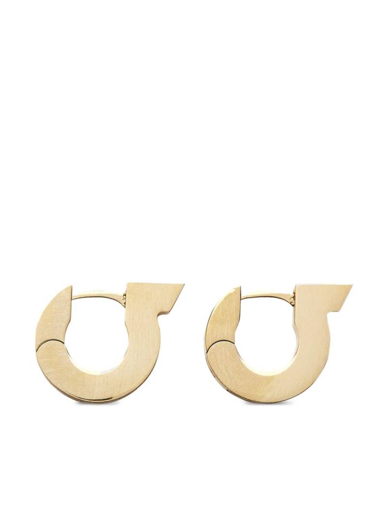 Ferragamo Gancini crystal-embellishment earrings - Gold von Ferragamo