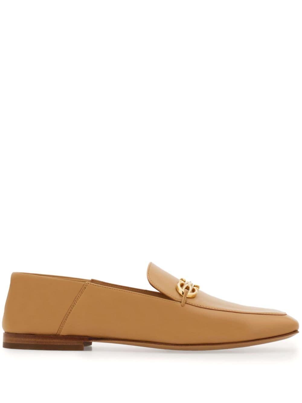 Ferragamo Gancini-embellished loafers - Neutrals von Ferragamo