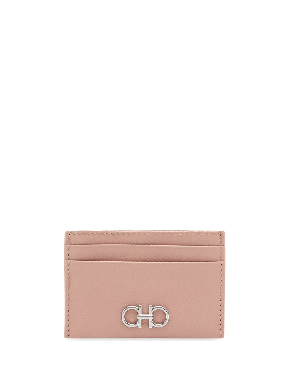 Ferragamo Gancini leather cardholder - Pink von Ferragamo