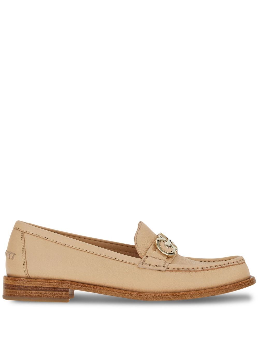 Ferragamo Gancini leather loafers - Neutrals von Ferragamo