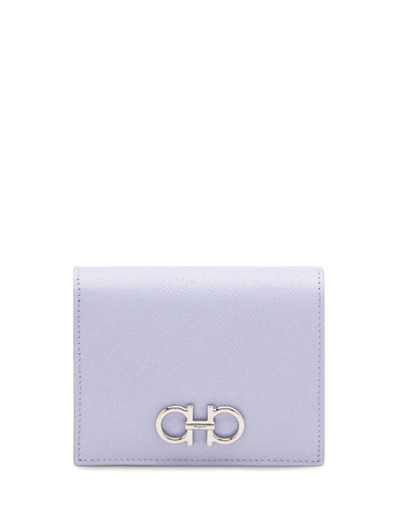 Ferragamo Gancini leather wallet - Purple von Ferragamo