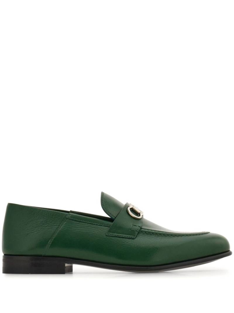 Ferragamo Gancini loafers - Green von Ferragamo