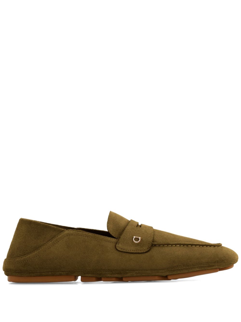 Ferragamo Gancini loafers - Green von Ferragamo