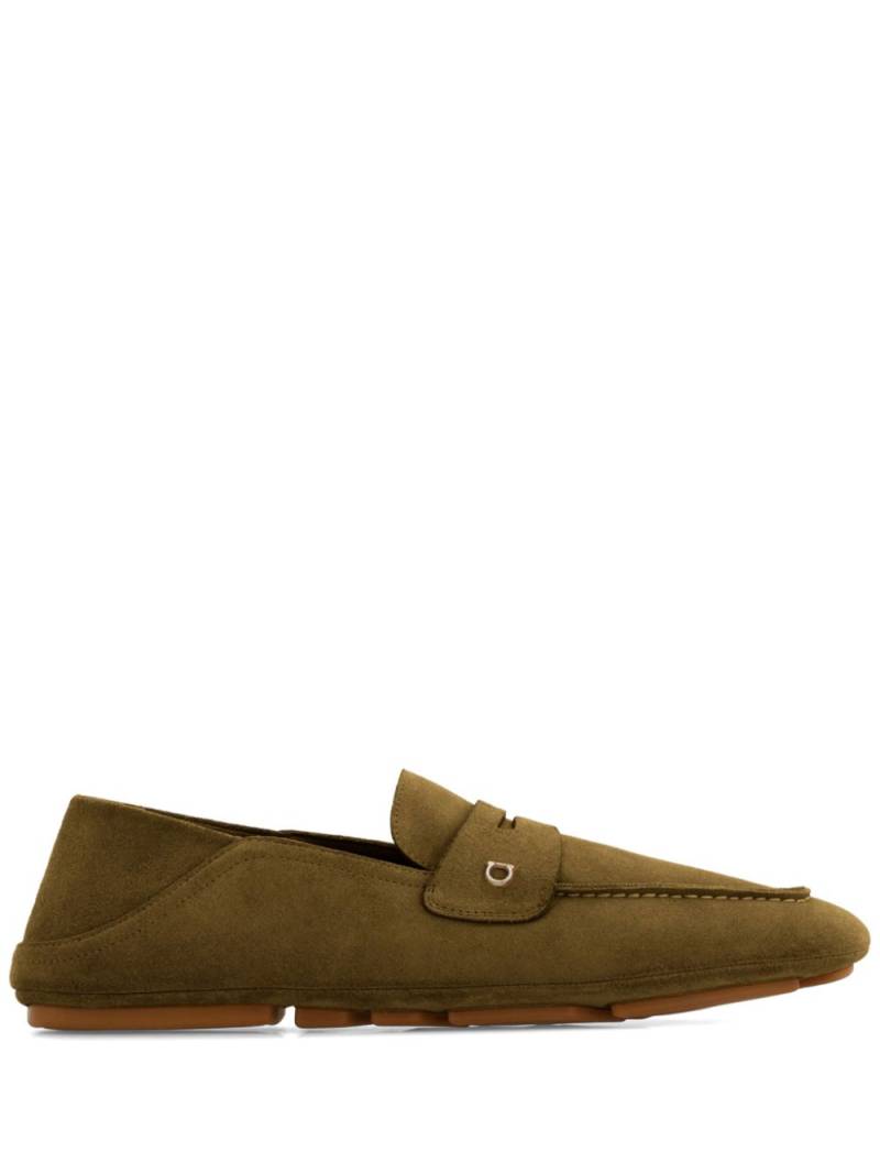 Ferragamo Gancini loafers - Green von Ferragamo