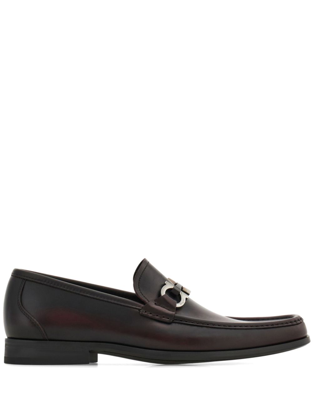 Ferragamo Gancini-plaque loafers - Brown von Ferragamo