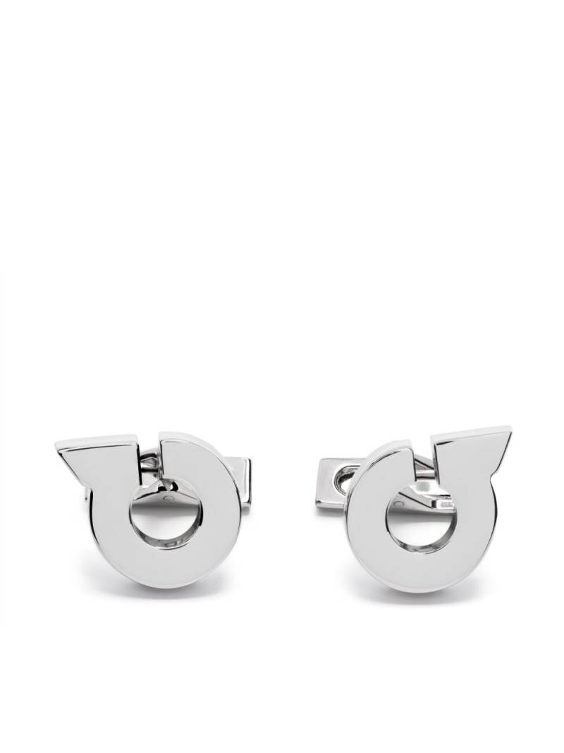 Ferragamo Gancini polished cufflinks - Silver von Ferragamo