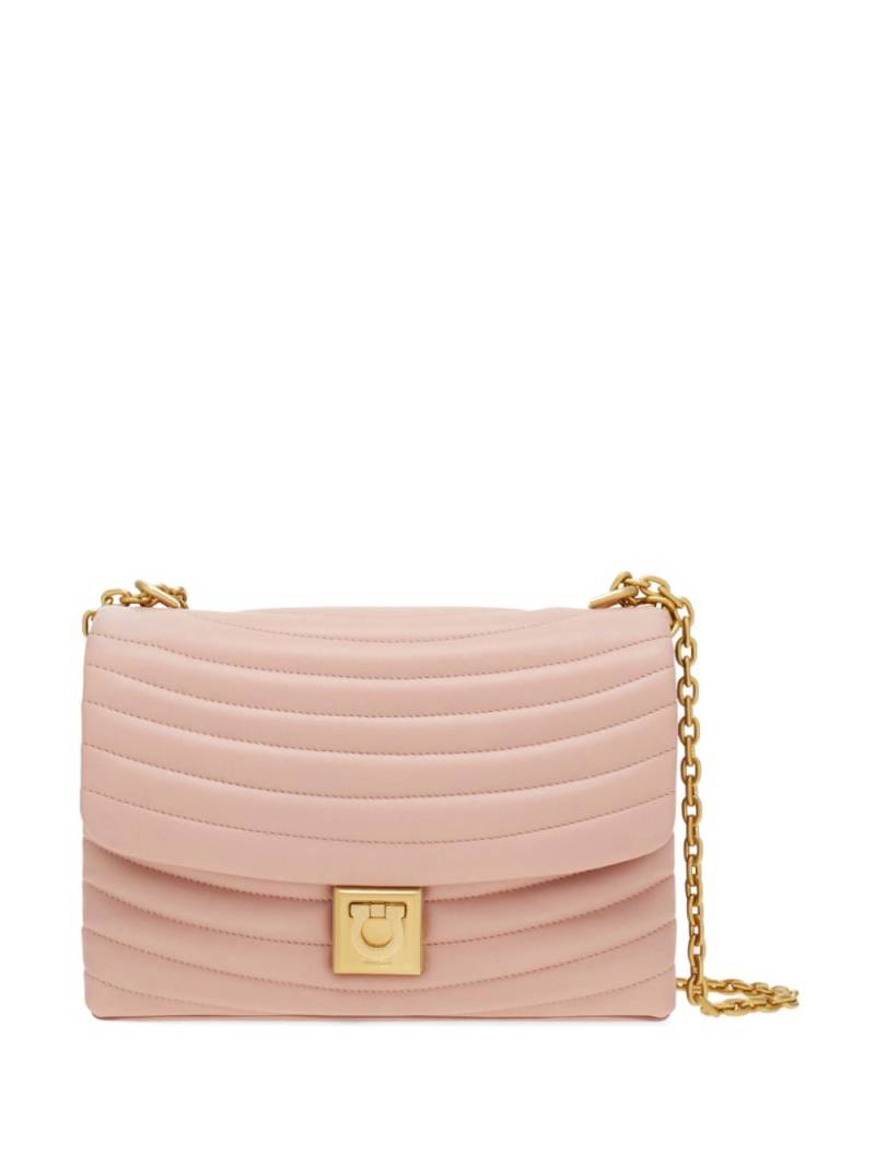 Ferragamo Gancini quilted shoulder bag - Pink von Ferragamo