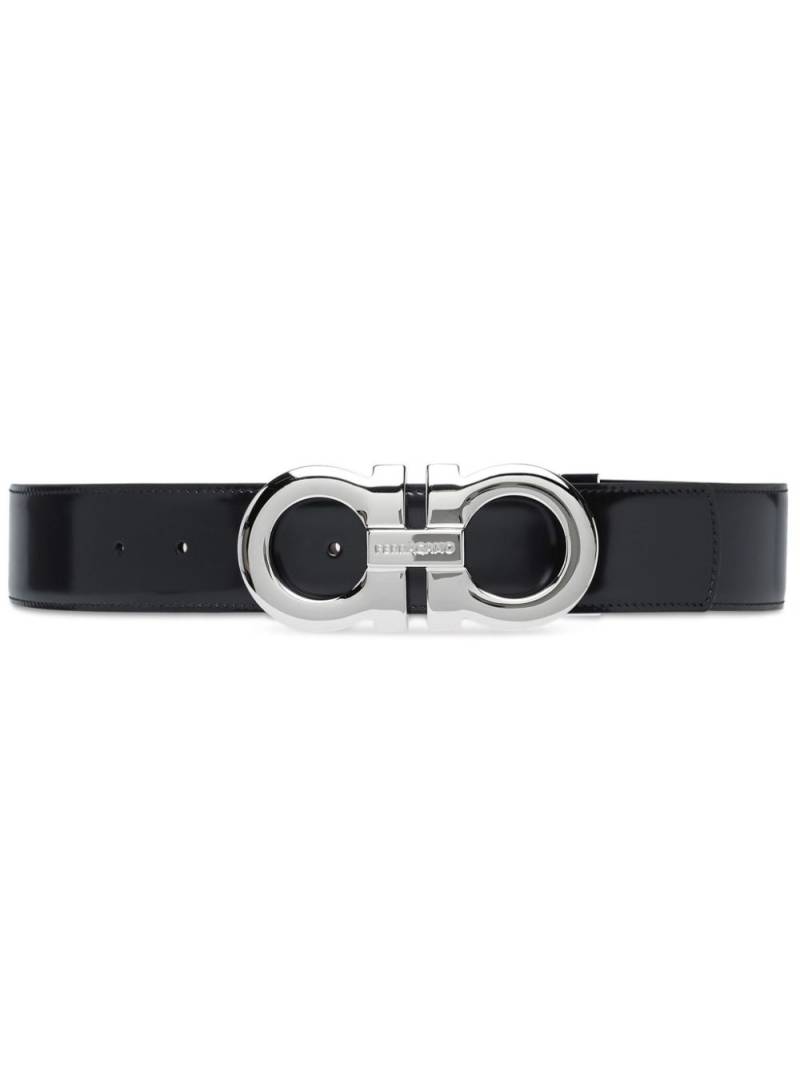 Ferragamo Gancini reversible leather belt - Red von Ferragamo