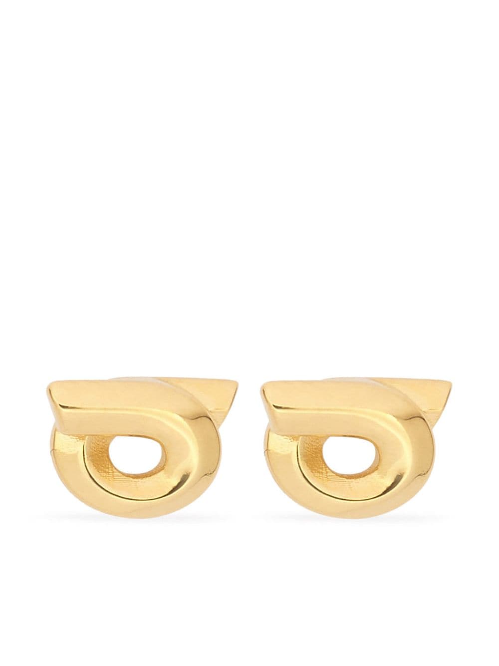 Ferragamo Gancini stud earrings - Gold von Ferragamo