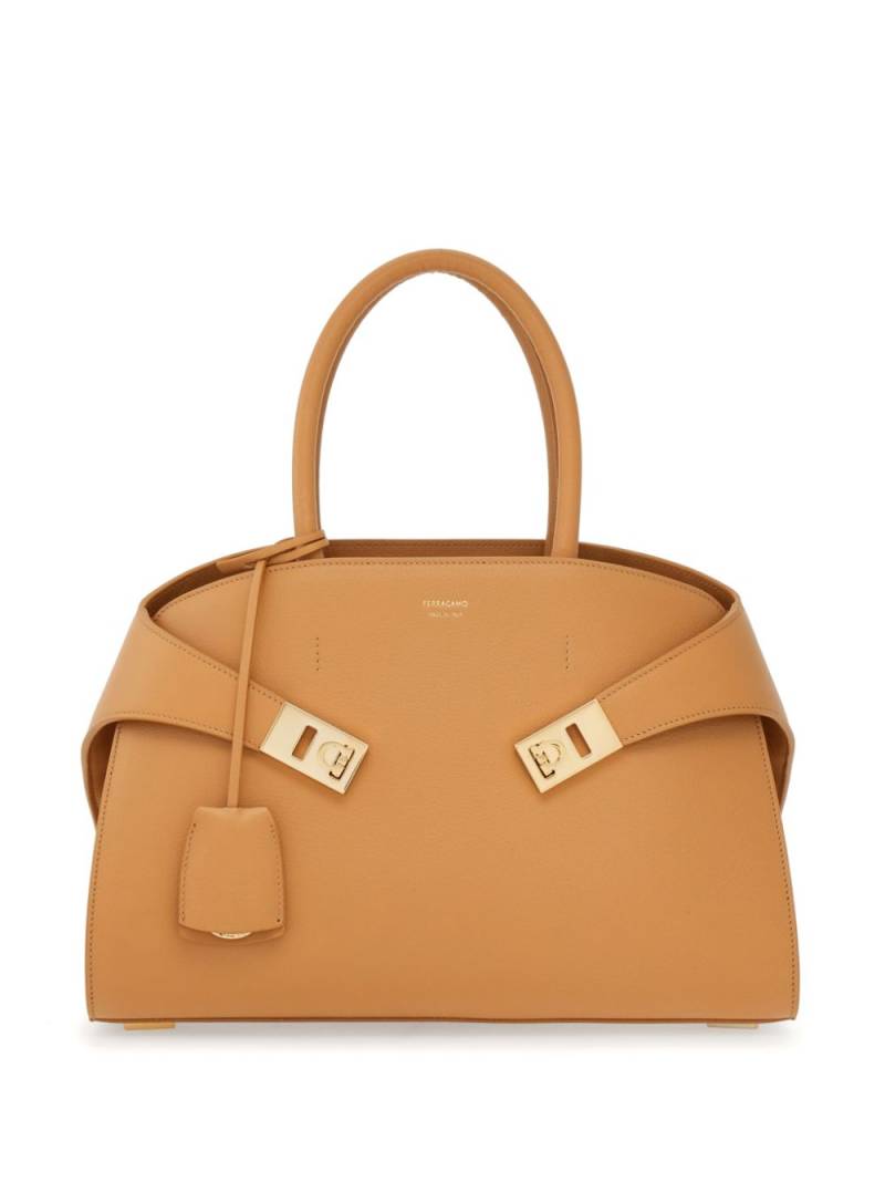 Ferragamo mini Hug tote bag - Neutrals von Ferragamo