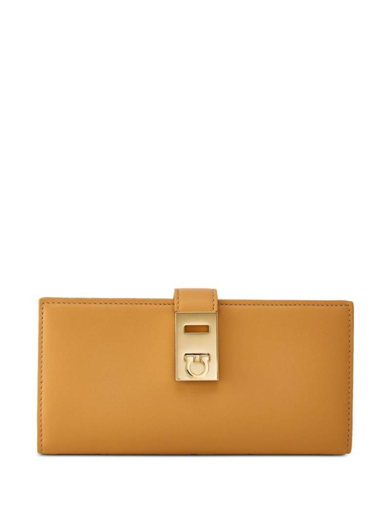 Ferragamo Hug leather wallet - Neutrals von Ferragamo