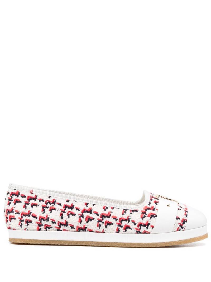 Ferragamo Kacy woven espadrilles - White von Ferragamo