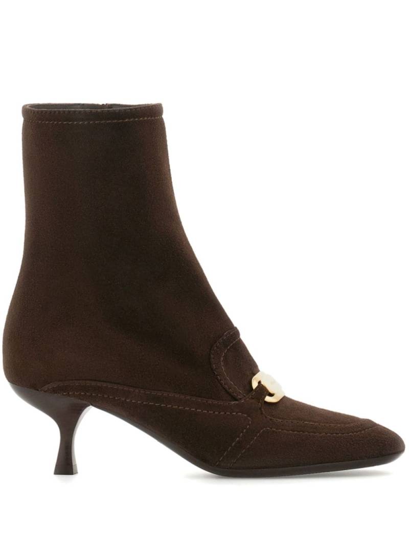 Ferragamo New Vara suede boots - Brown von Ferragamo