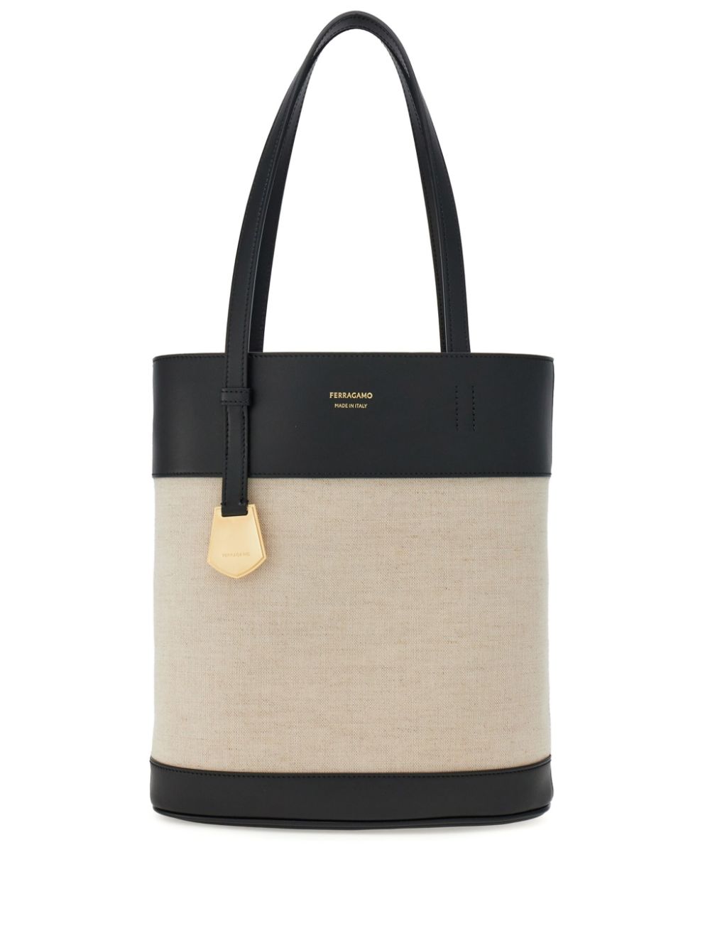 Ferragamo North-South charming tote bag (S) - Black von Ferragamo