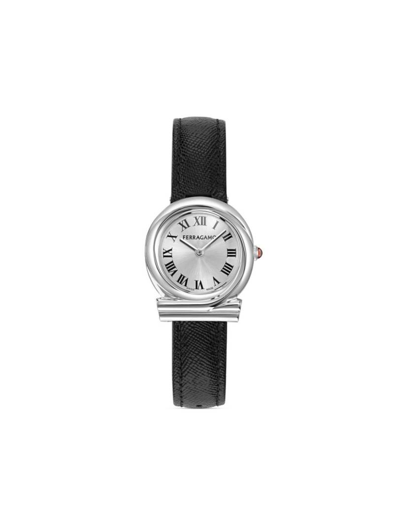 Ferragamo Gancini Twisted 28mm - Silver von Ferragamo