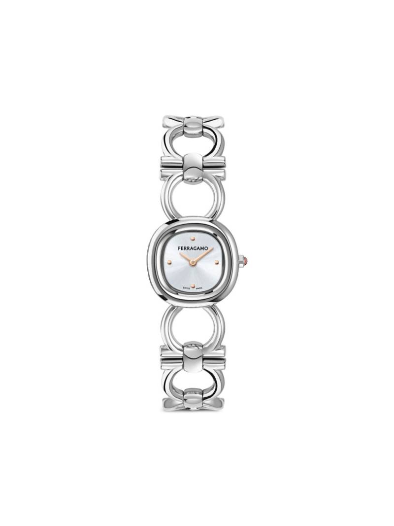 Ferragamo Double Gancini Jewel 25mm - Silver von Ferragamo