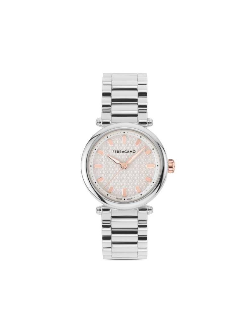 Ferragamo Softy quartz 30mm - White von Ferragamo