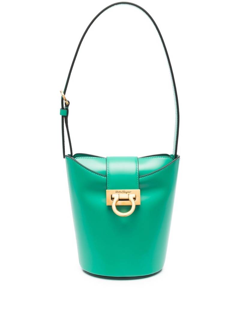 Ferragamo Trifolio bucket bag - Green von Ferragamo