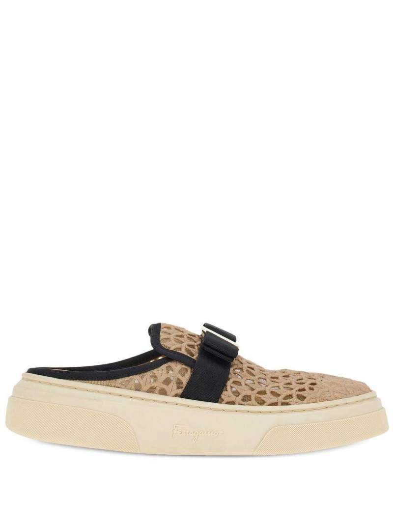 Ferragamo Vara bow slip-on sneakers - Neutrals von Ferragamo