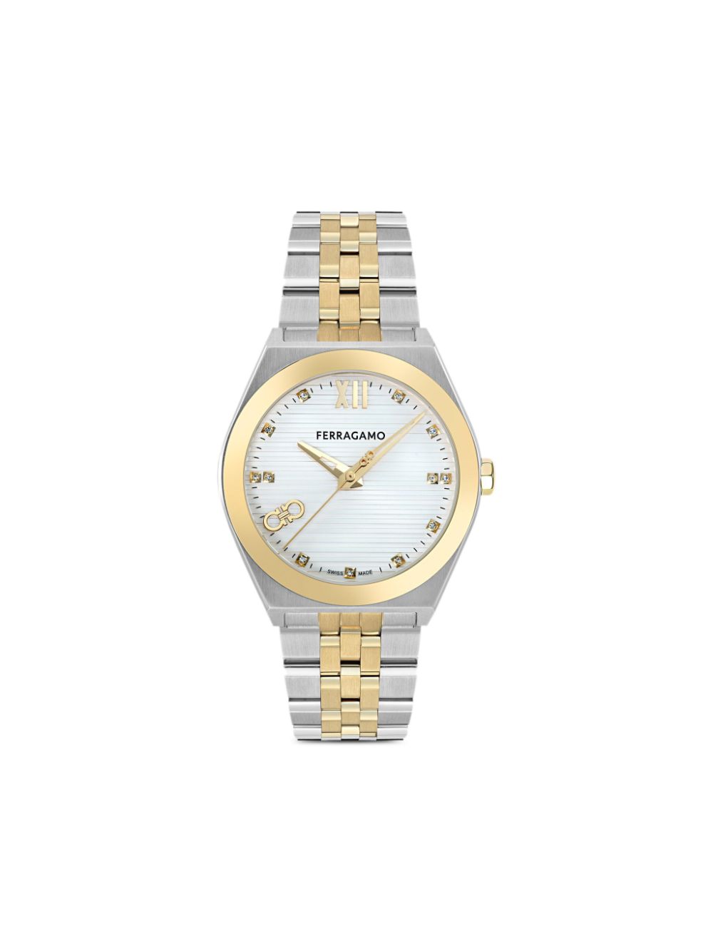 Ferragamo Vega New 40mm - White von Ferragamo