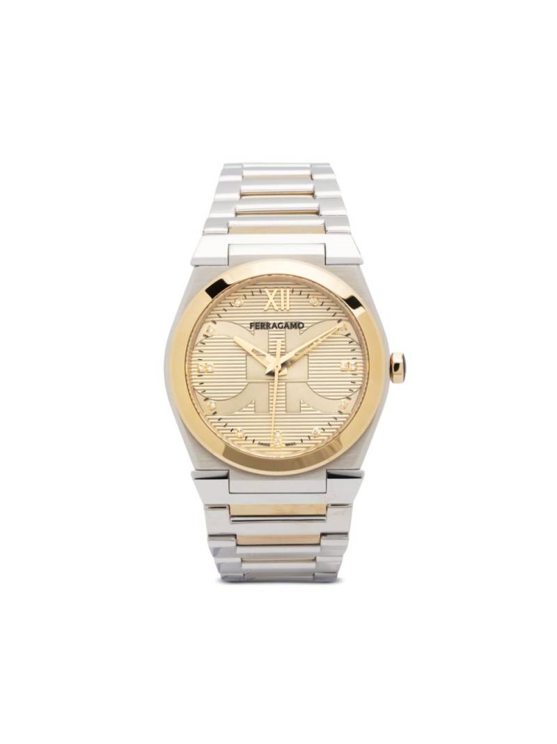 Ferragamo Vega quartz 40mm - Gold von Ferragamo