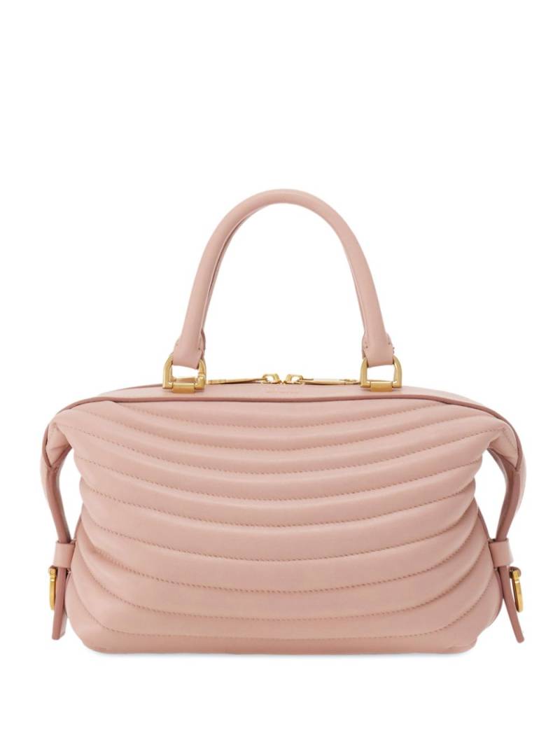 Ferragamo bowling quilted tote bag - Pink von Ferragamo