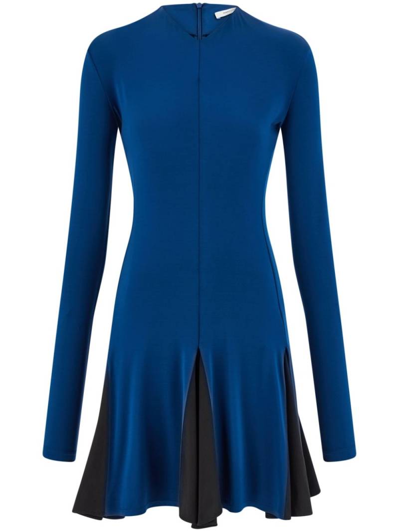 Ferragamo colourblock skater dress - Blue von Ferragamo