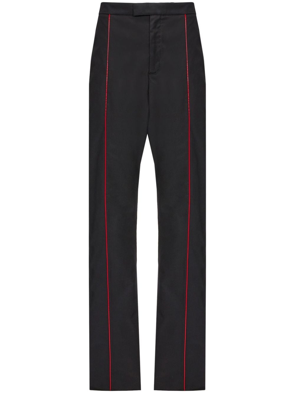 Ferragamo contrasting-trim cotton track pants - Black von Ferragamo