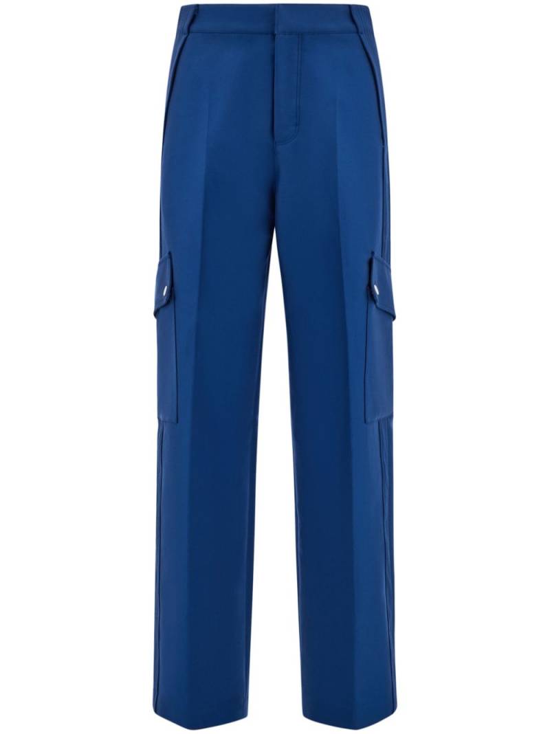 Ferragamo cotton cargo pants - Blue von Ferragamo