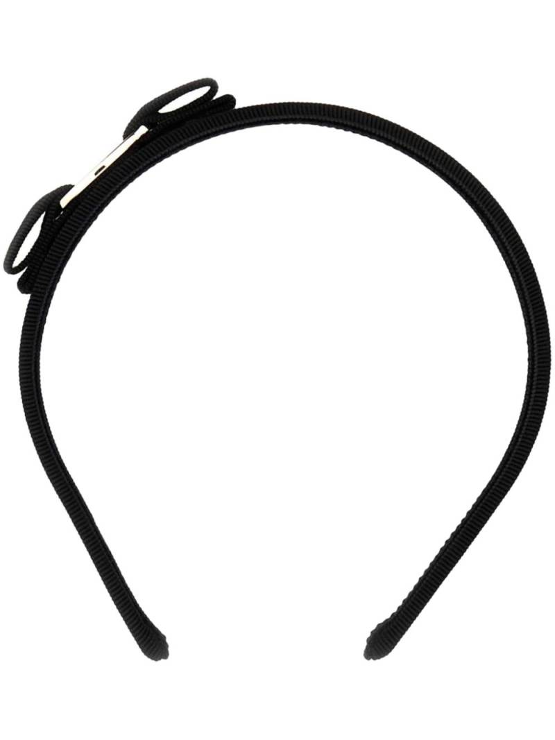 Ferragamo Vara bow headband - Black von Ferragamo