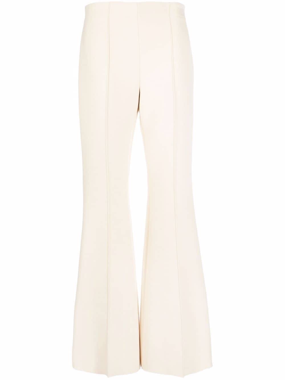 Ferragamo high-waist flared trousers - Neutrals von Ferragamo