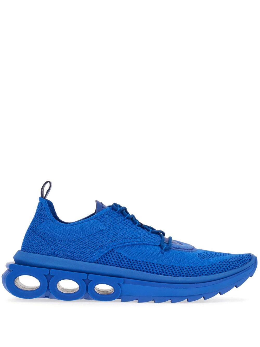 Ferragamo knitted running sneakers - Blue von Ferragamo