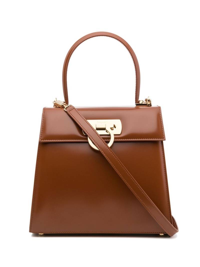 Ferragamo large Iconic tote bag - Brown von Ferragamo