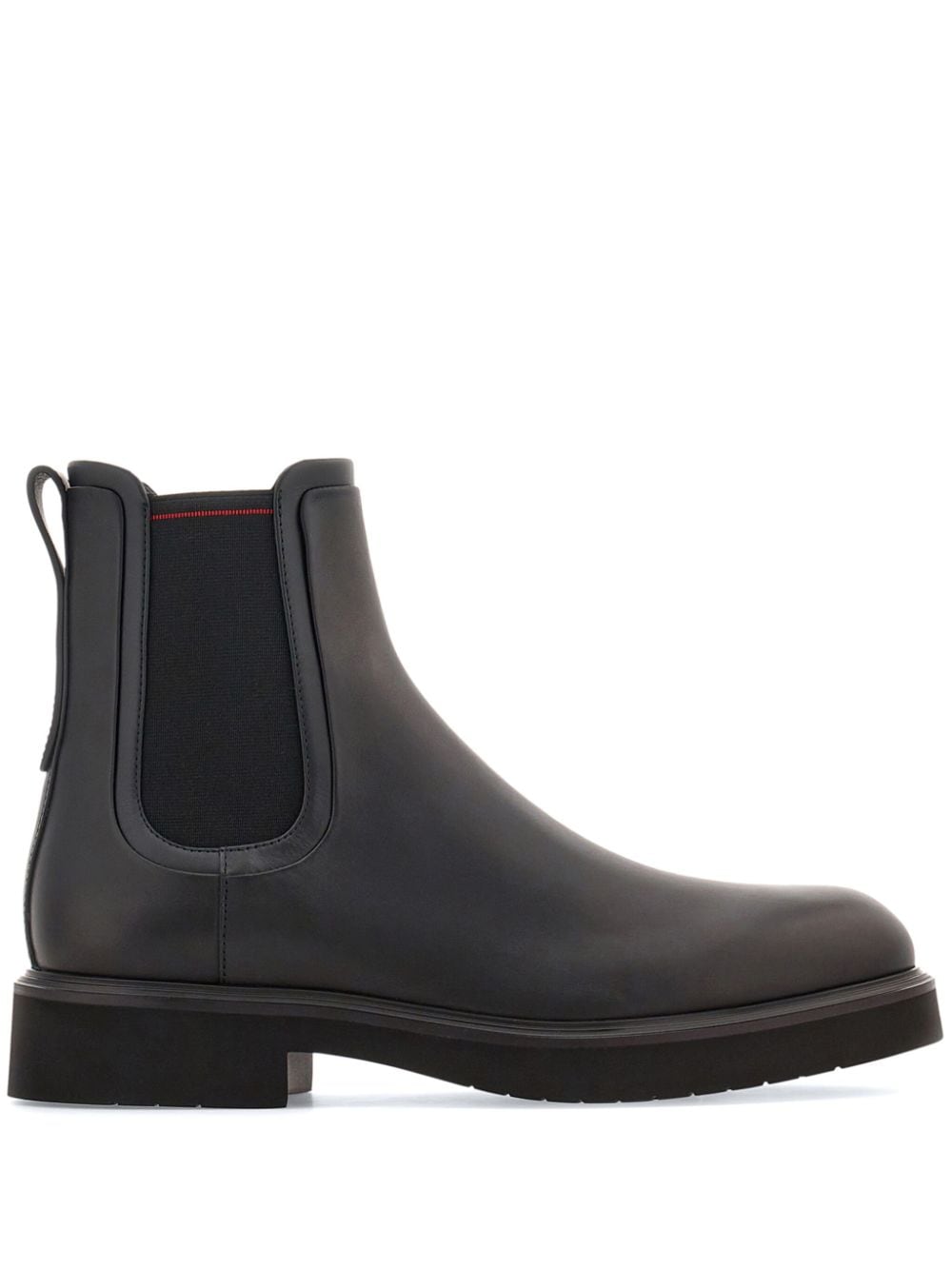 Ferragamo leather Chelsea boots - Black von Ferragamo