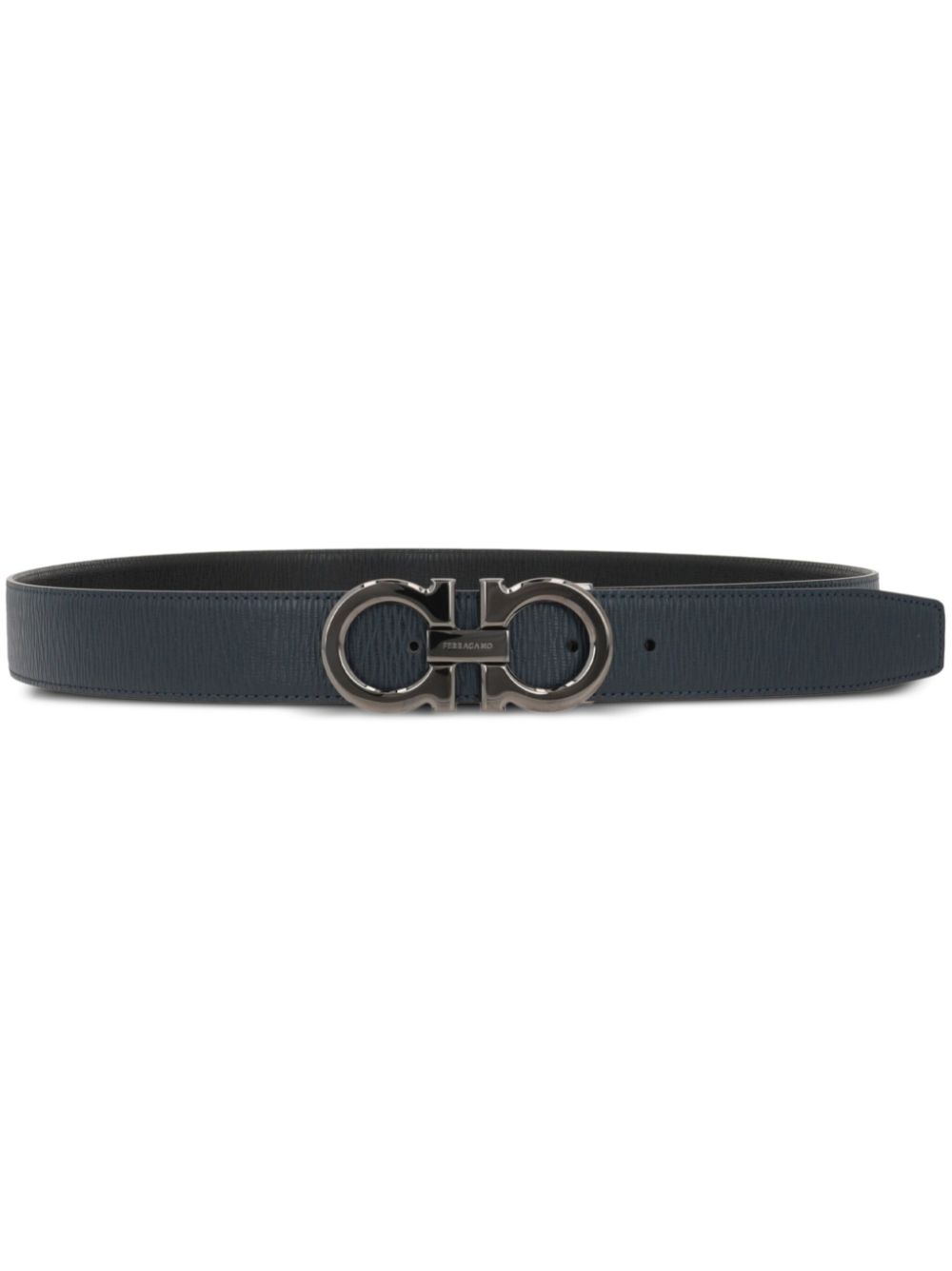 Ferragamo logo buckle belt - Black von Ferragamo