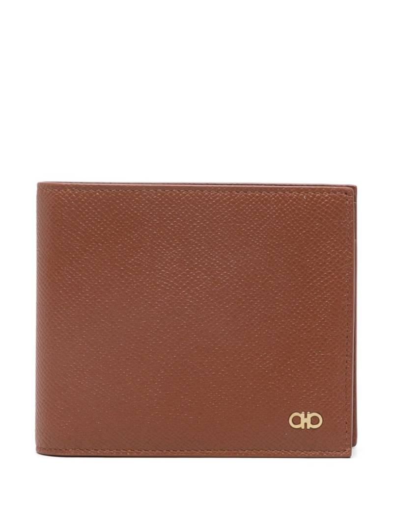 Ferragamo logo-plaque wallet - Brown von Ferragamo