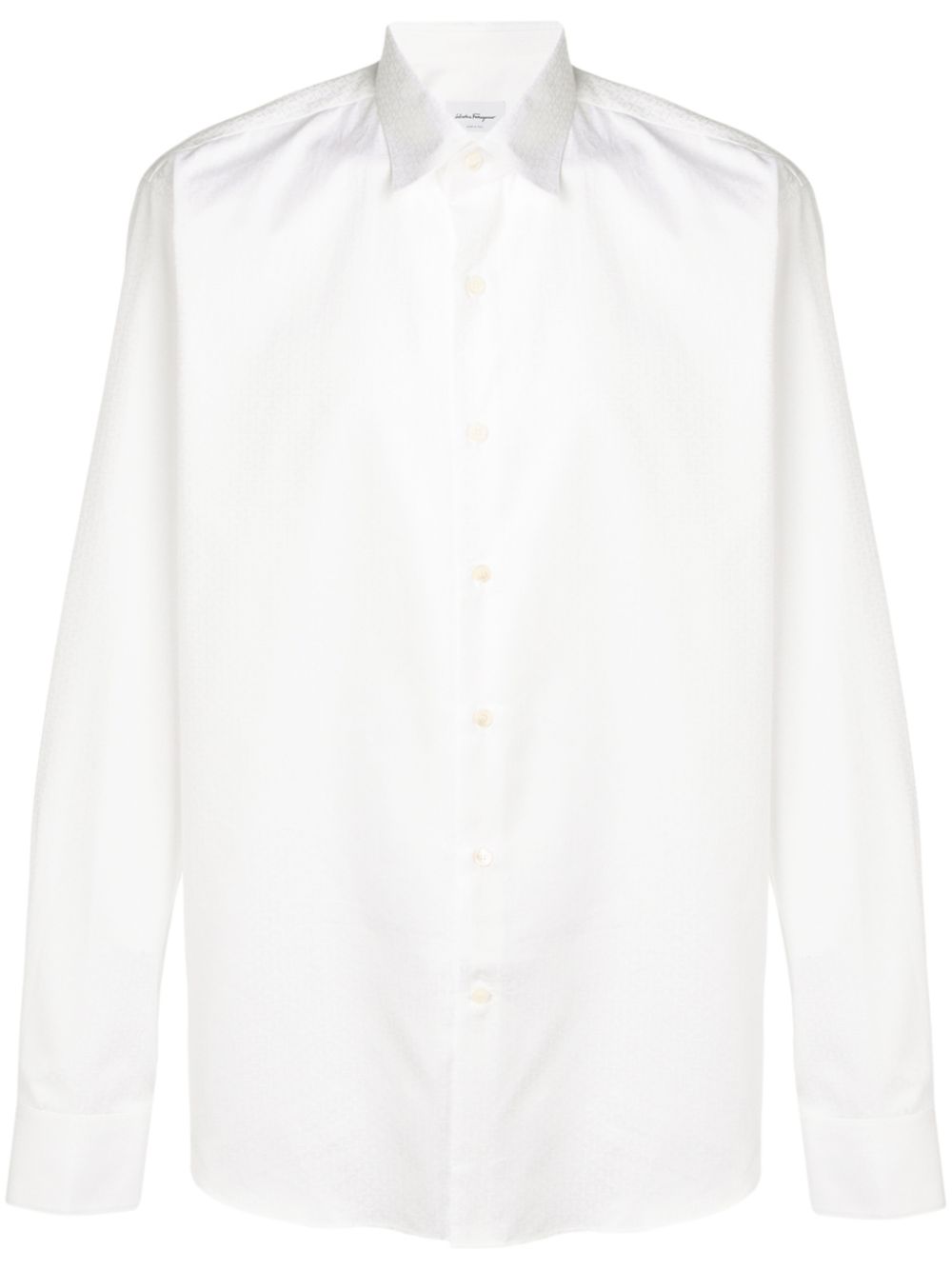 Ferragamo logo print shirt - White von Ferragamo