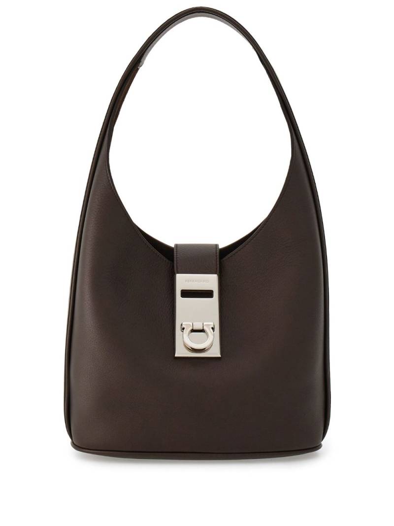 Ferragamo medium Hobo leather tote bag - Brown von Ferragamo