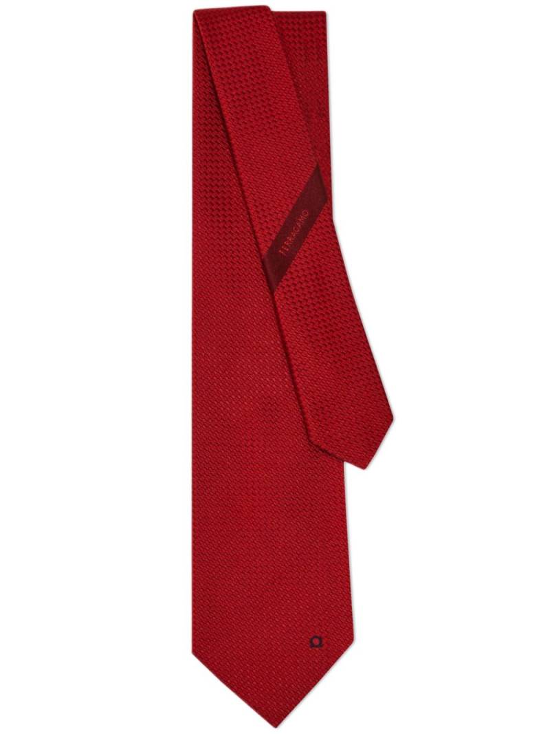 Ferragamo mini-logo-embroidered tie von Ferragamo