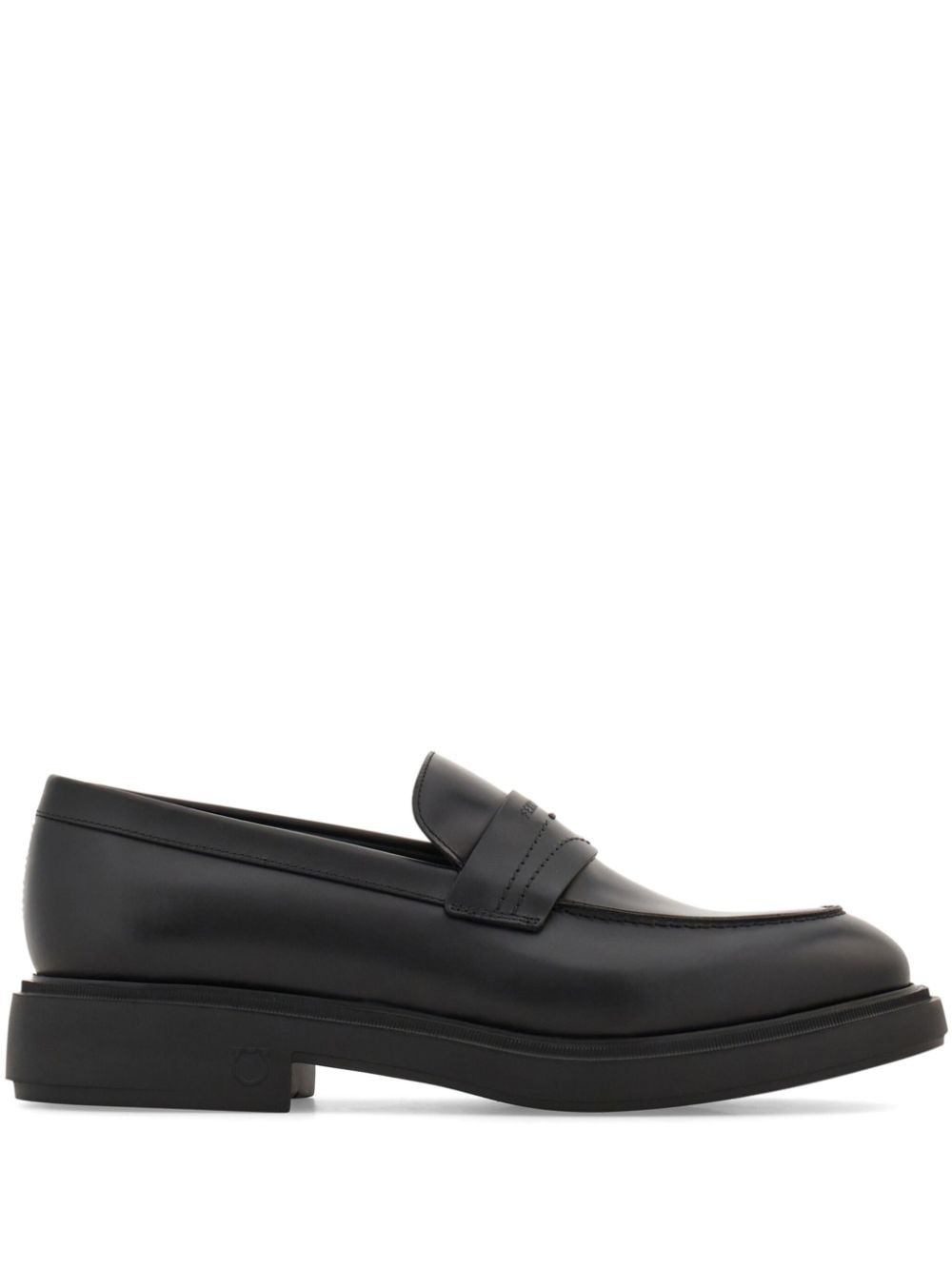 Ferragamo penny-slot leather loafers - Black von Ferragamo