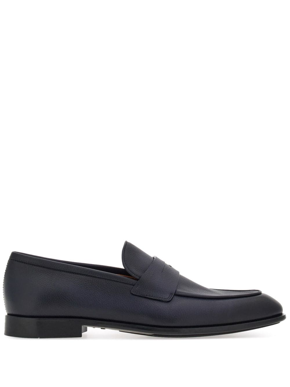 Ferragamo penny-strap leather loafers - Blue von Ferragamo