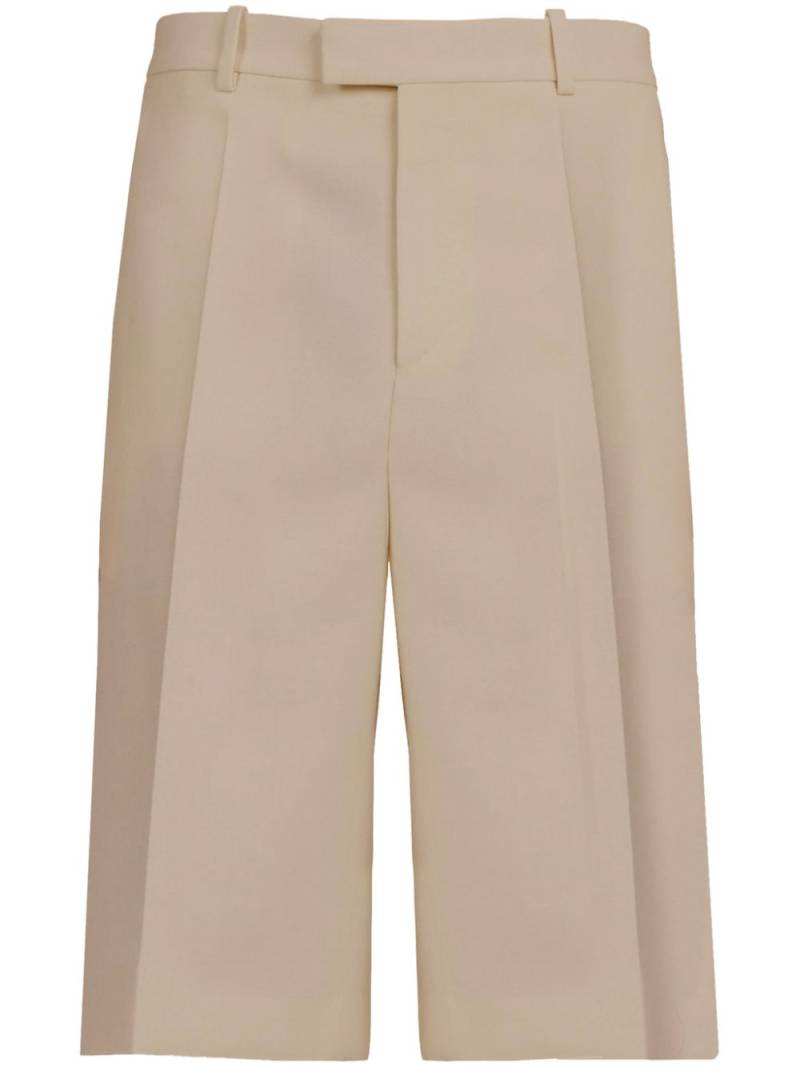 Ferragamo pressed-crease bermuda shorts - Neutrals von Ferragamo