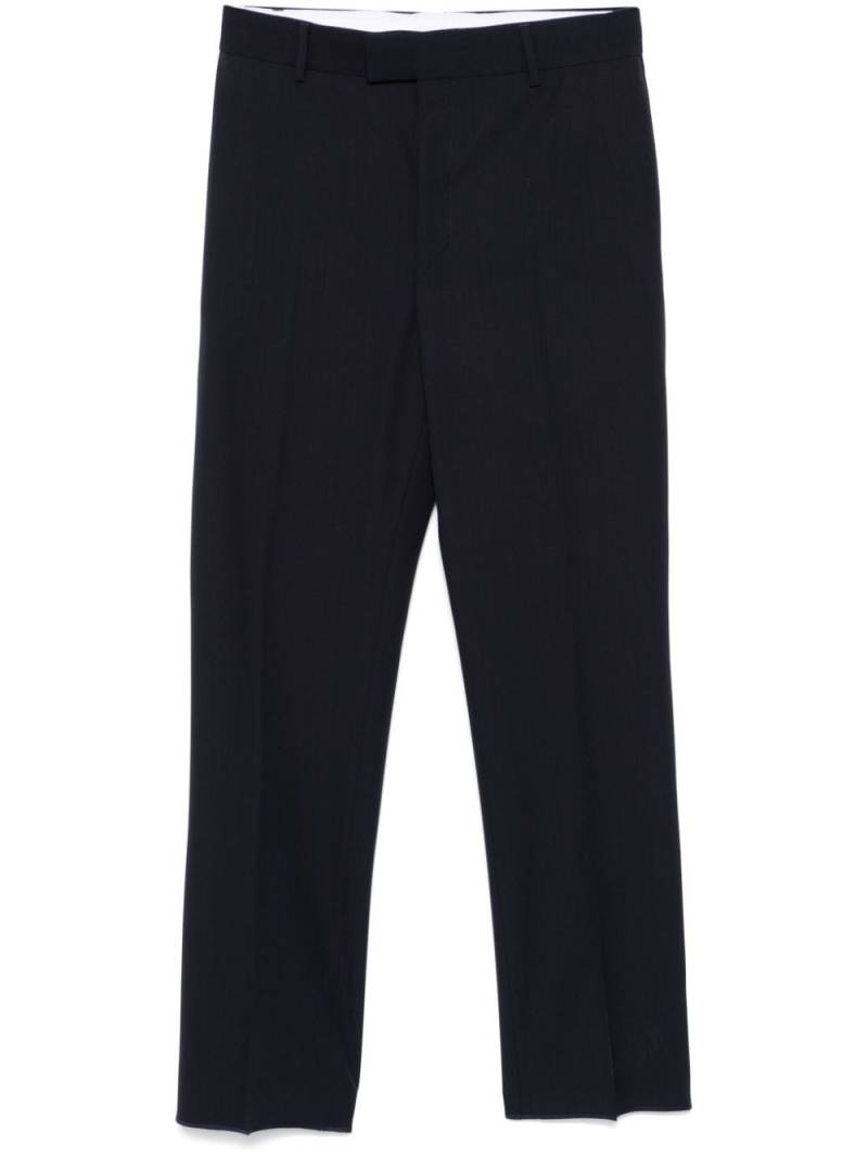 Ferragamo pressed-crease trousers - Blue von Ferragamo