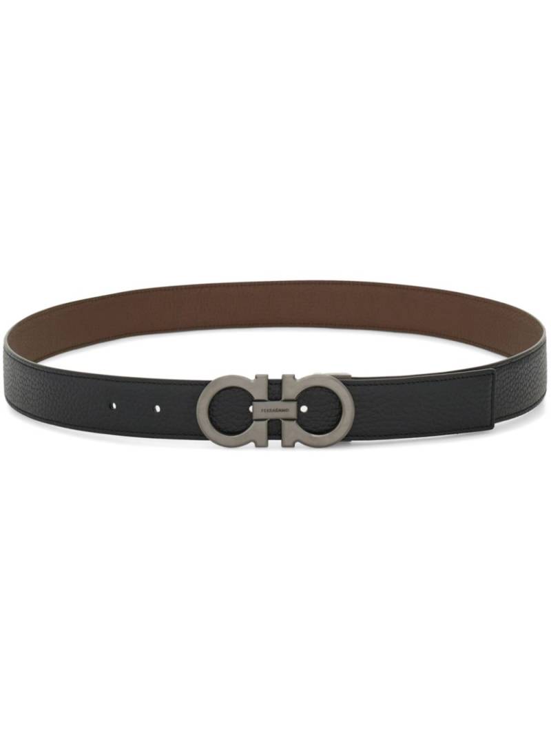 Ferragamo reversible Gancini belt - Brown von Ferragamo