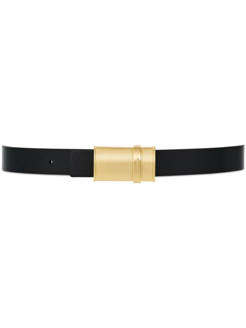 Ferragamo reversible leather belt - Black von Ferragamo